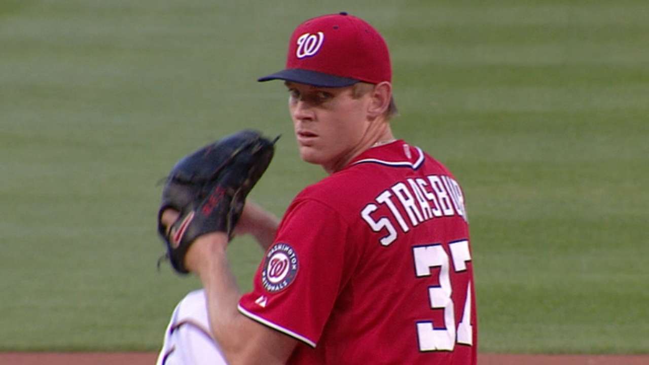 Strasburg returns with 12-K gem, hot bat