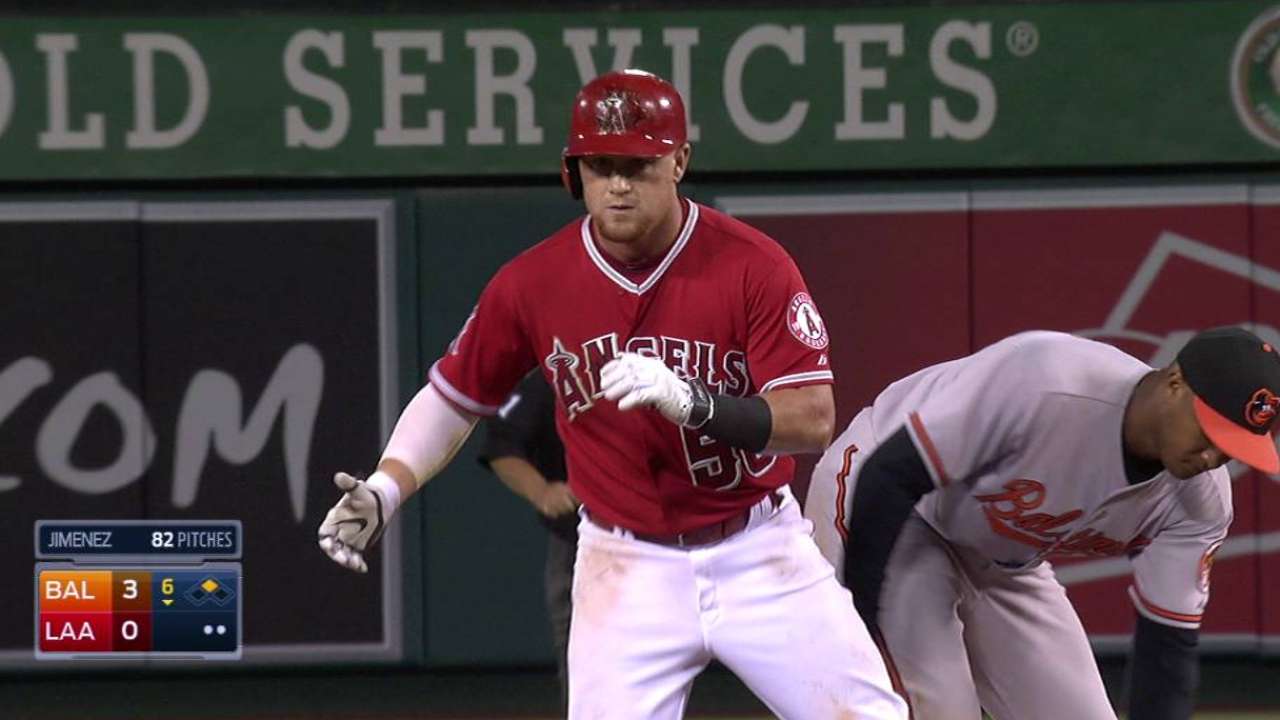 Angelinos se van en blanco vs. Orioles, Jiménez