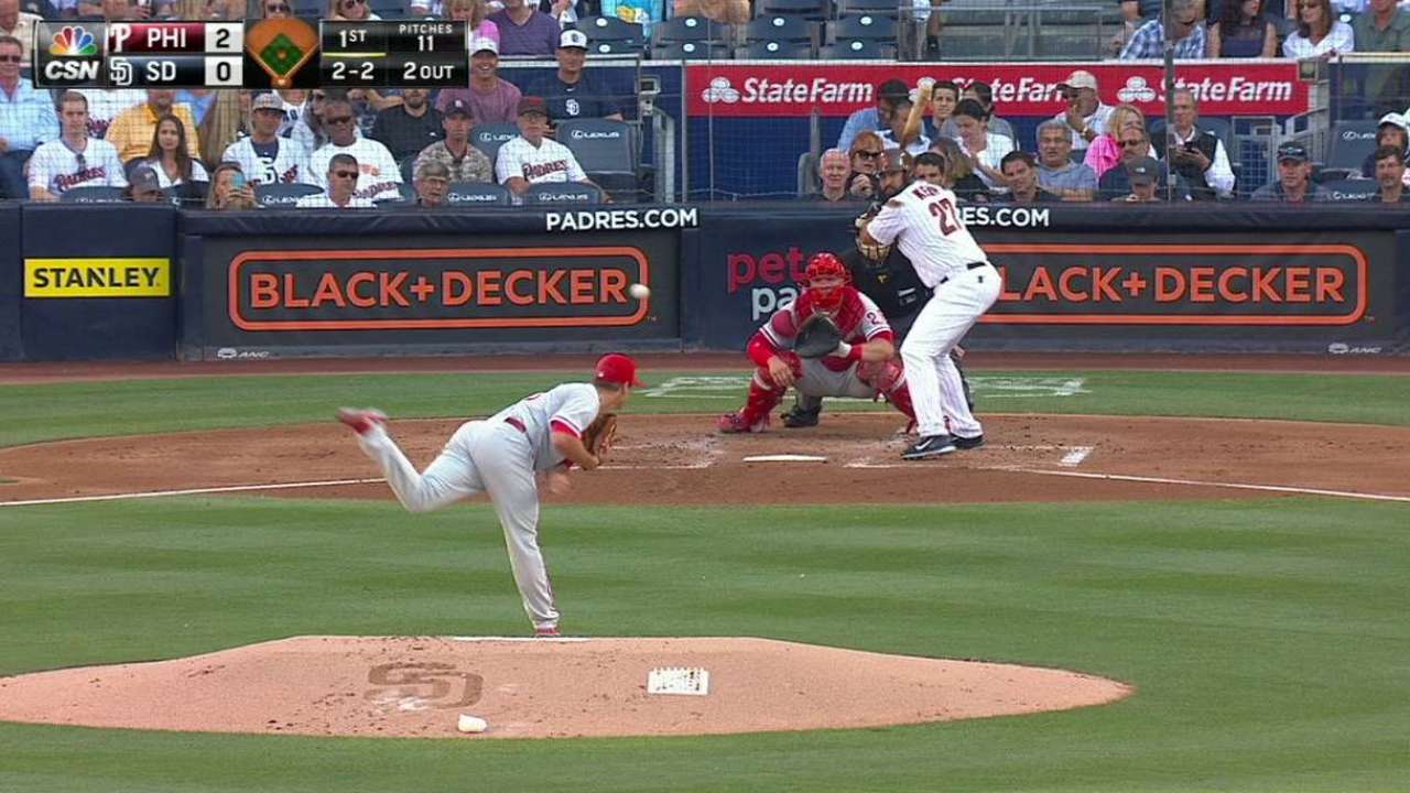 Morgan strikes out Kemp