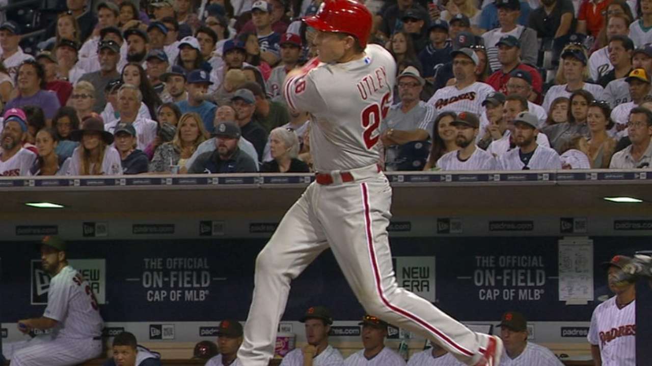 Utley's two doubles