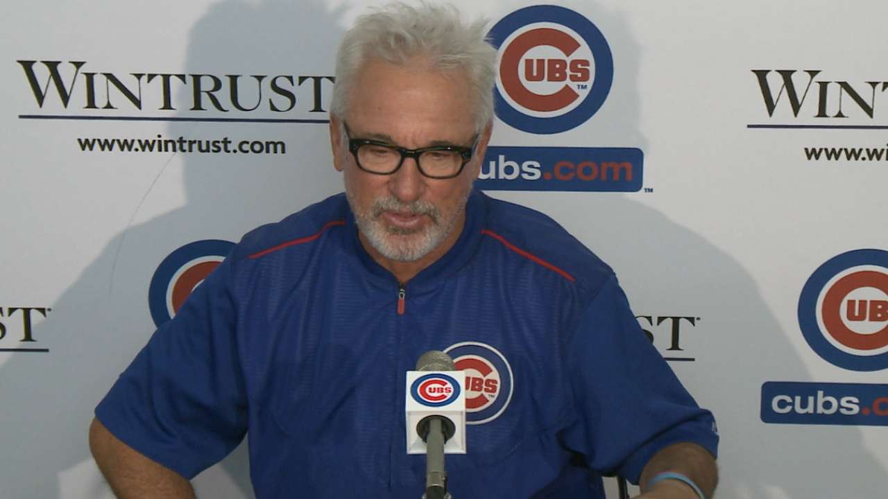 Maddon on sweeping the Giants