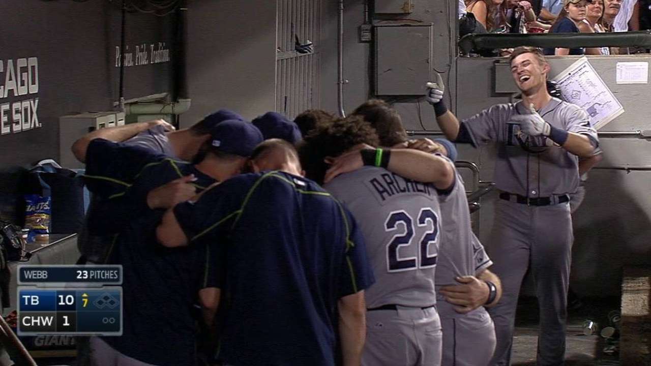 Shaffer homers for first MLB hit