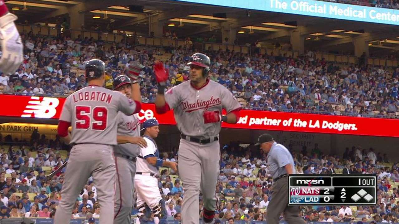 Jonrones de Desmond hundieron a los Dodgers en L.A.
