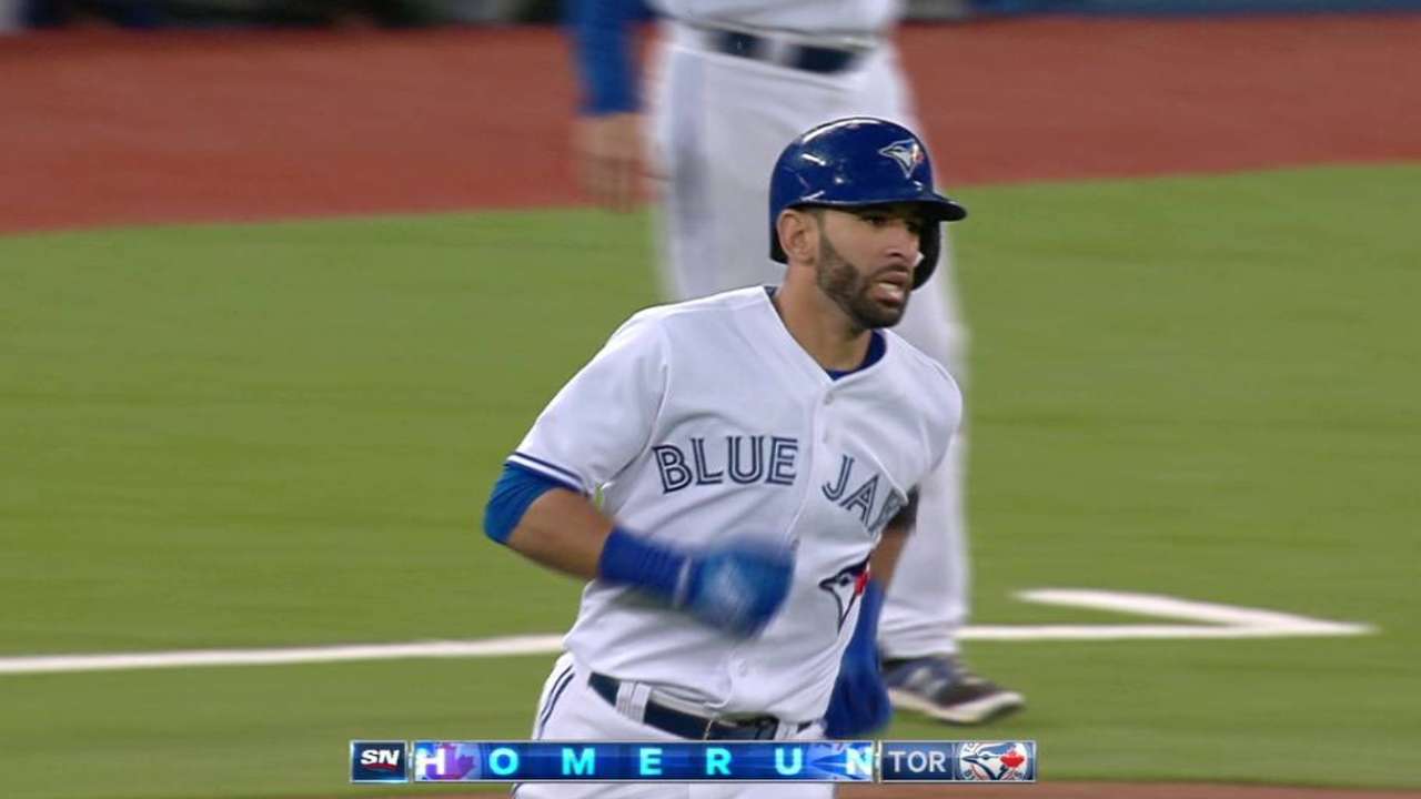 José Bautista jonroneó y Azulejos hilaron su 9no triunfo