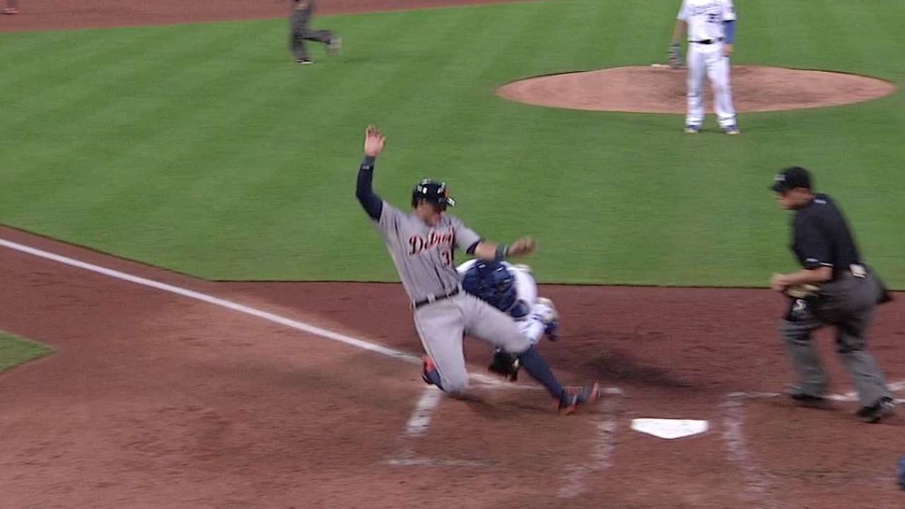 Escobar retires McCann at home