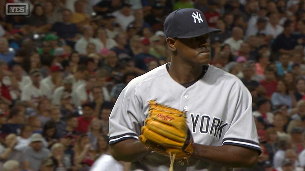 Severino holds Tribe to two runs