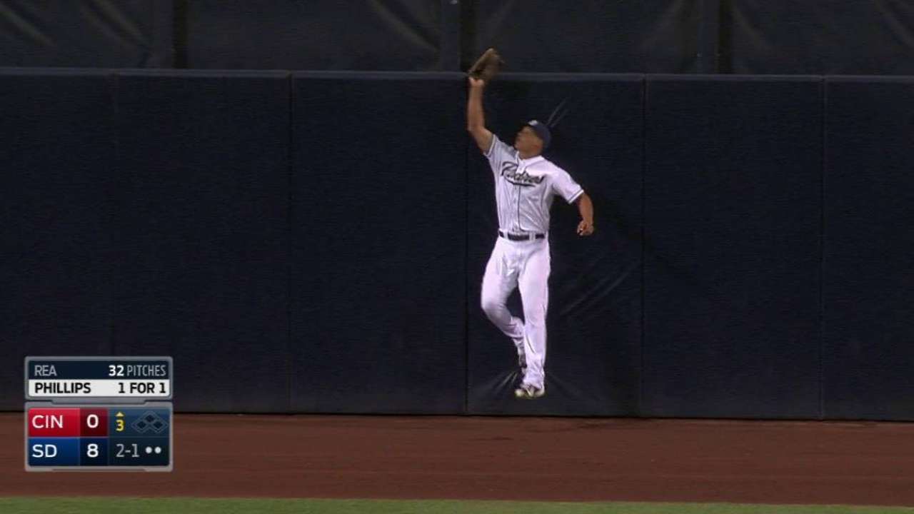 Venable's leaping catch