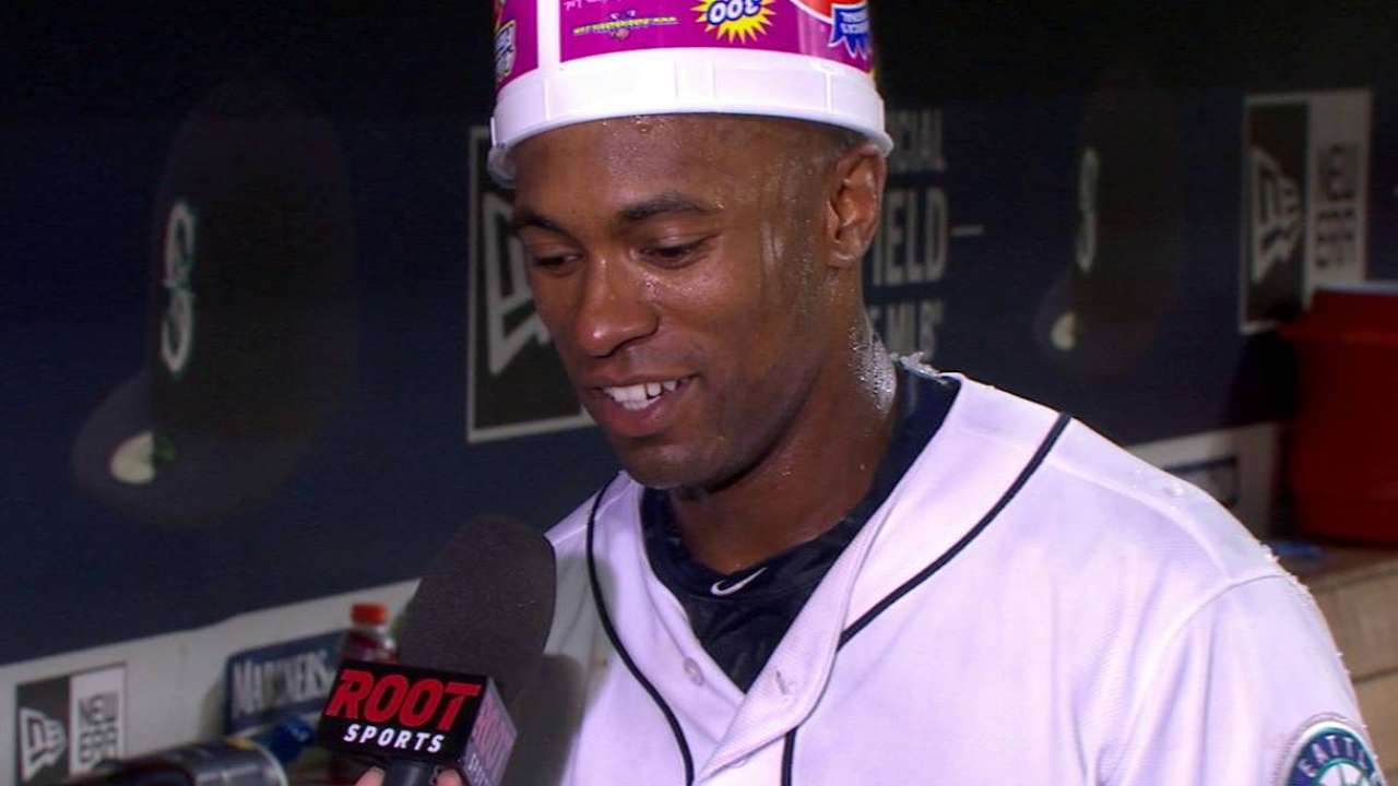 Jackson doused after walk-off