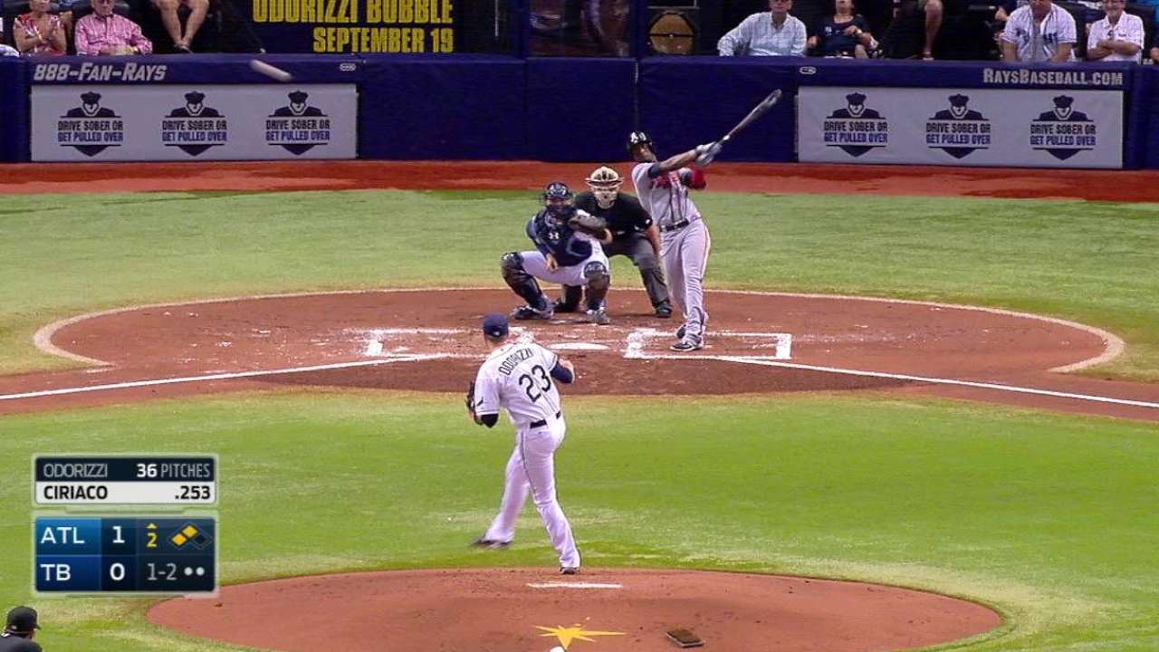 Ciriaco's two-run single