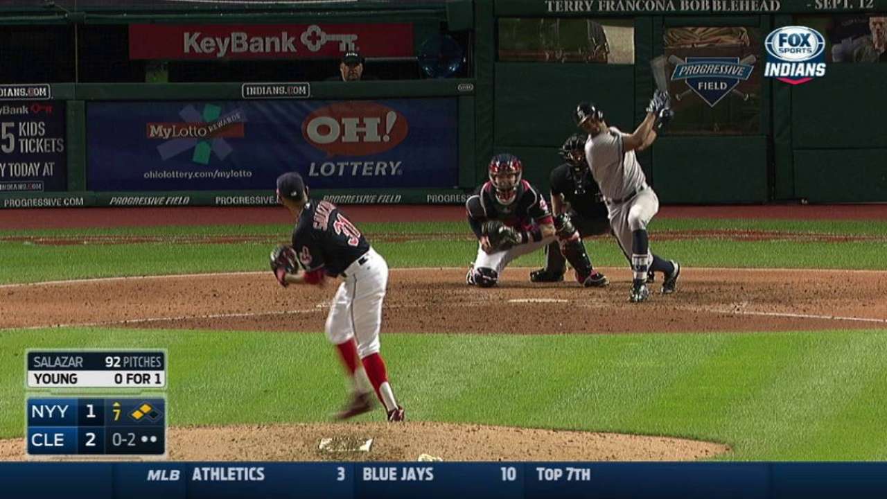 Mistake pitch sets up crucial K for Salazar