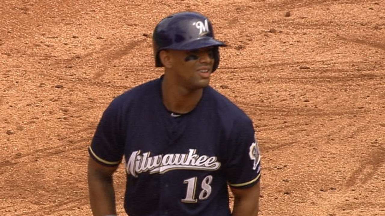 Brewers' four stolen bases