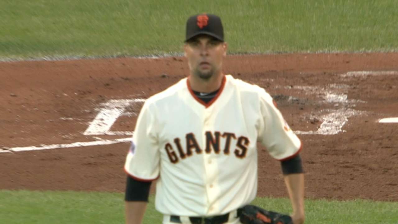 Vogelsong, Giants bullpen stymie Nationals