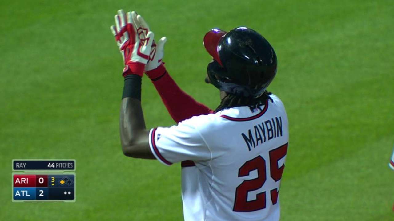 Maybin's RBI triple