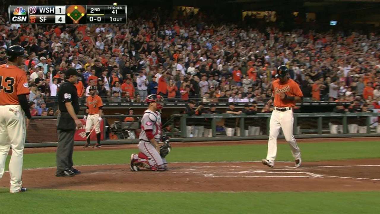 Blanco puts on clinic at plate, in field