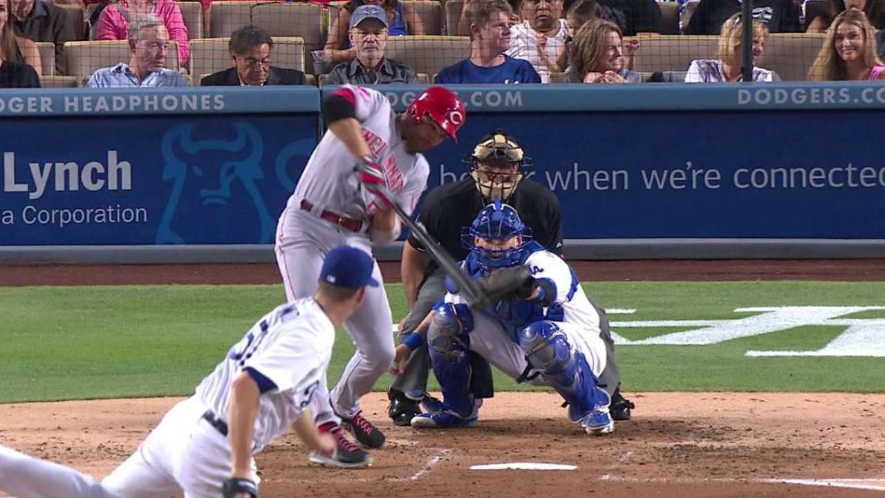 Wood fans Votto