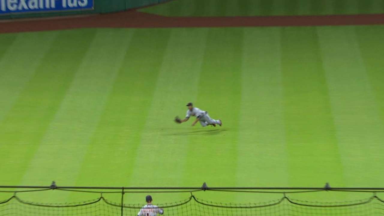 Gose's diving catch