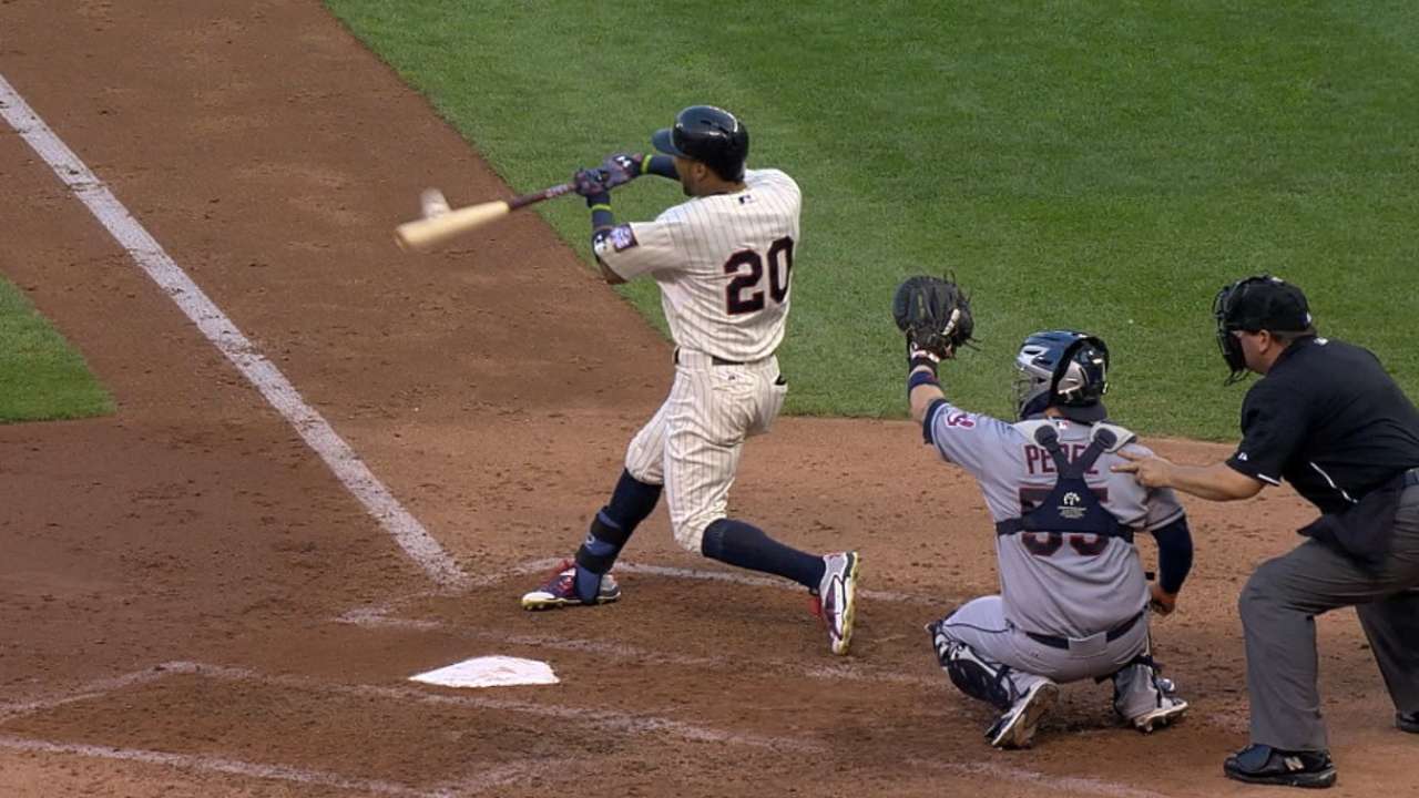 Twins hit back-to-back homers