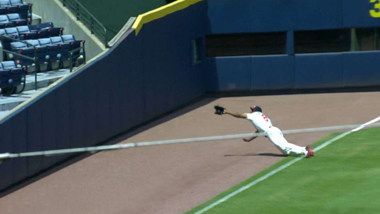 Bourn's diving catch