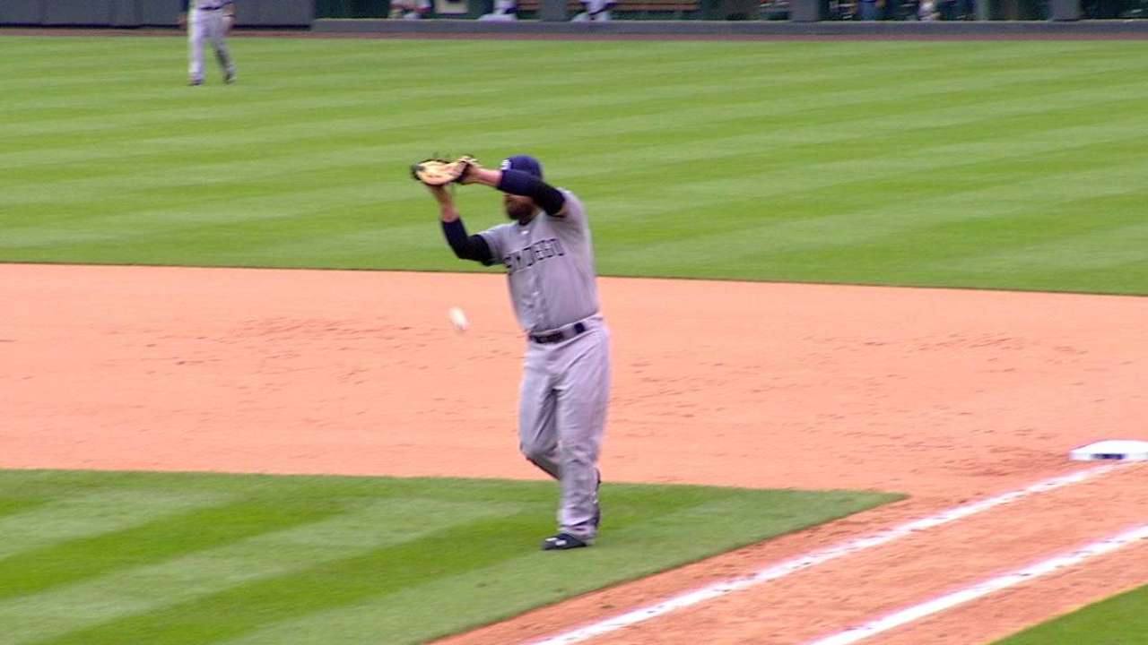 Arenado reaches on error