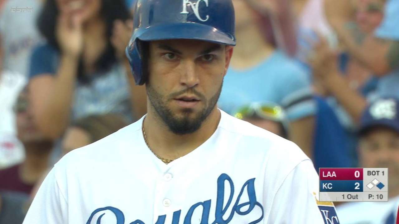 Hosmer's RBI single