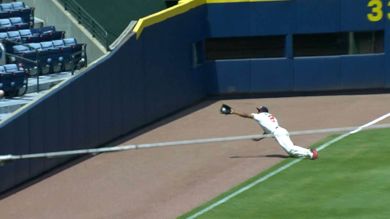 Must C: Bourn goes airborne