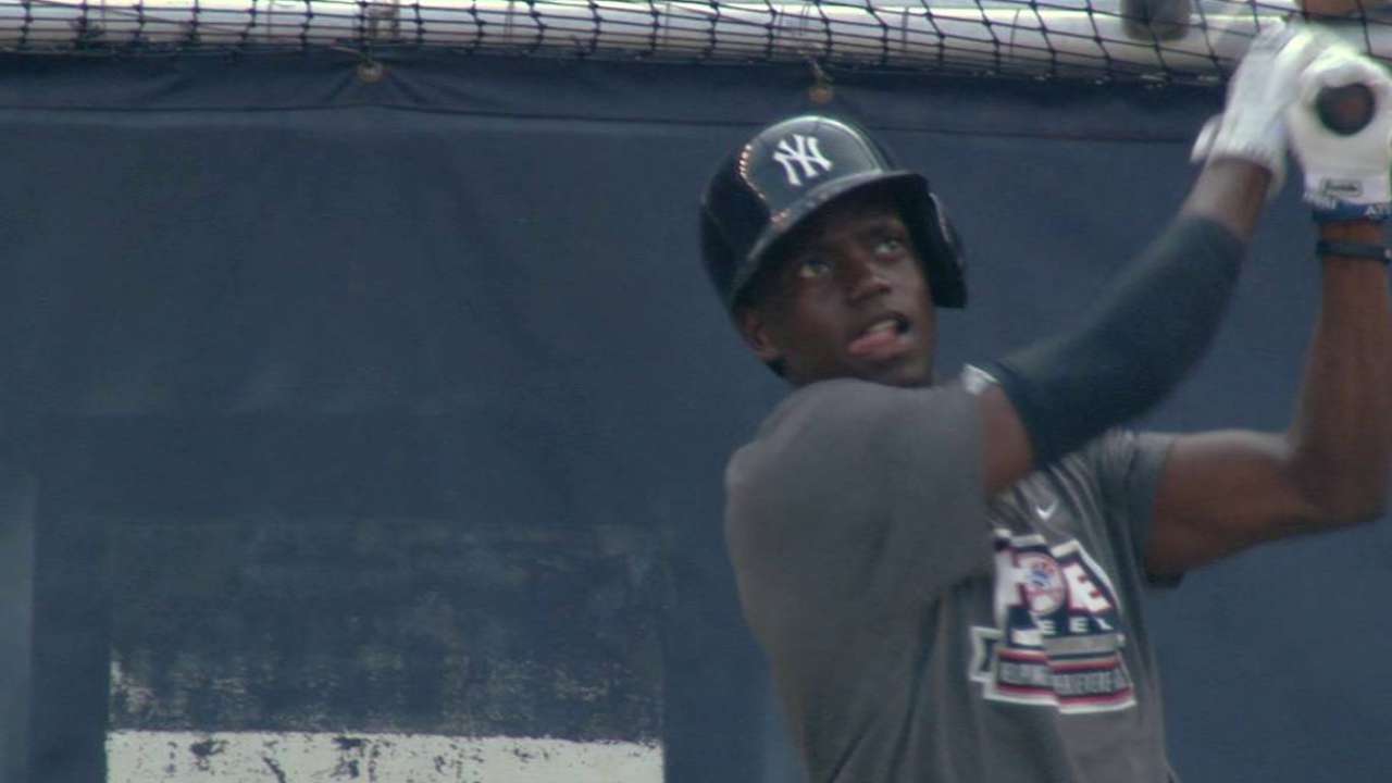Yankees welcome Singleton for HOPE Week