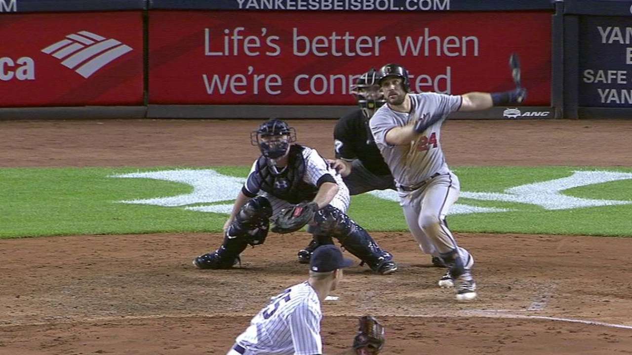Plouffe's solo home run