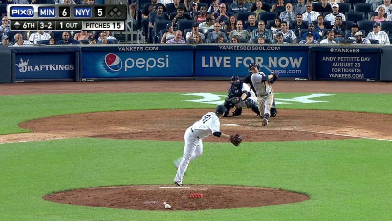 Umpires review call in 6th