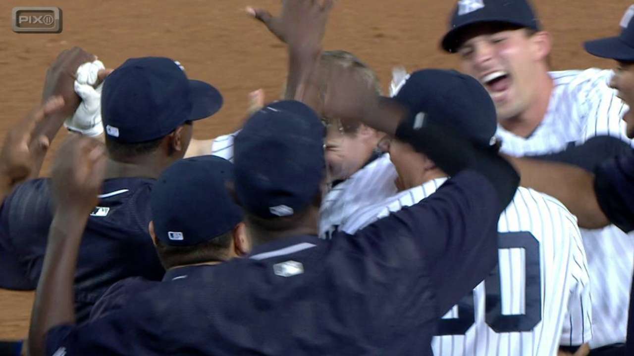 Yankees outlast Twins, walk off in 10th inning