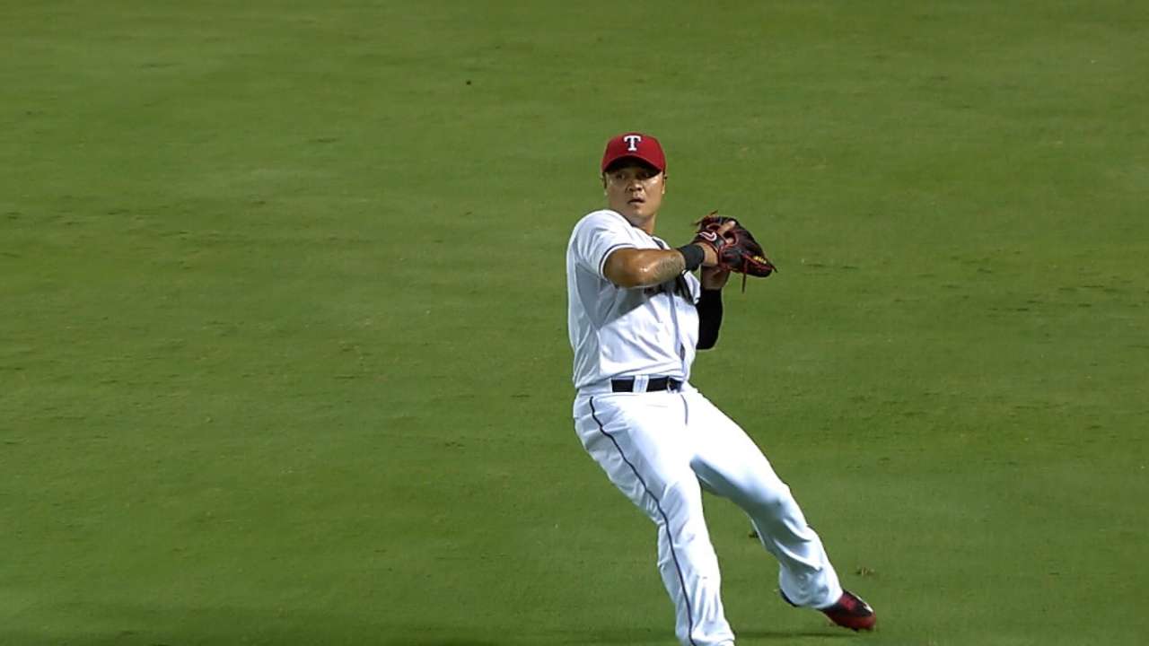 Choo's laser throw pivotal to Rangers' hopes