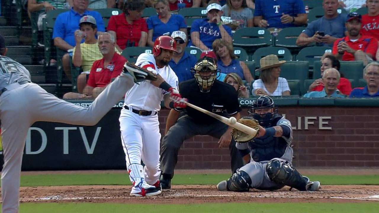 Odor's solo shot to center