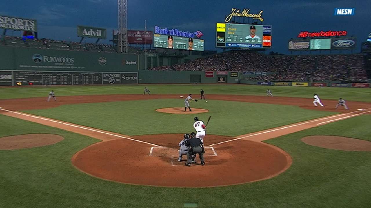 Shaw's four-hit performance