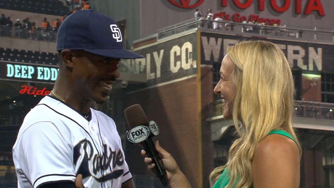 Upton Jr. on big game vs. Braves