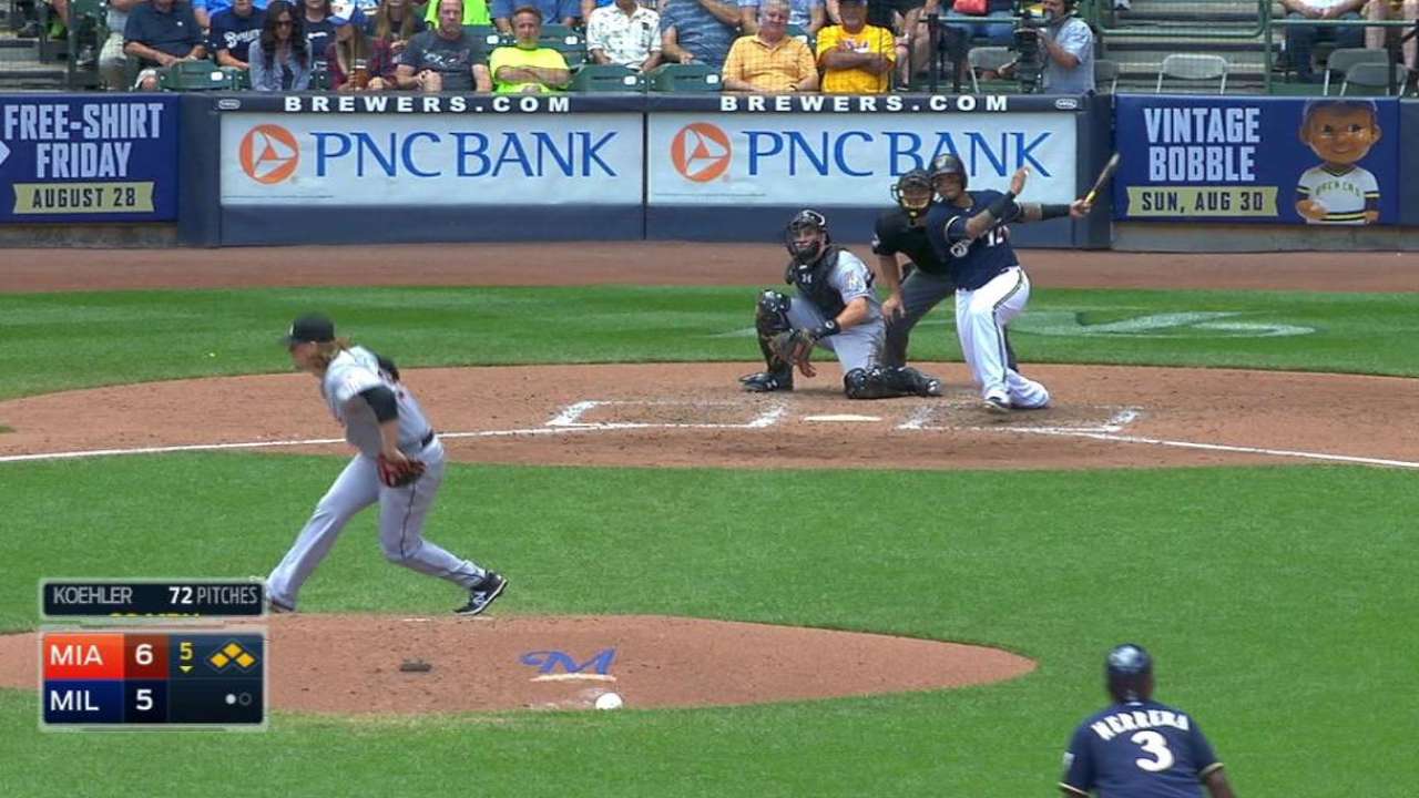 Maldonado's two-run single