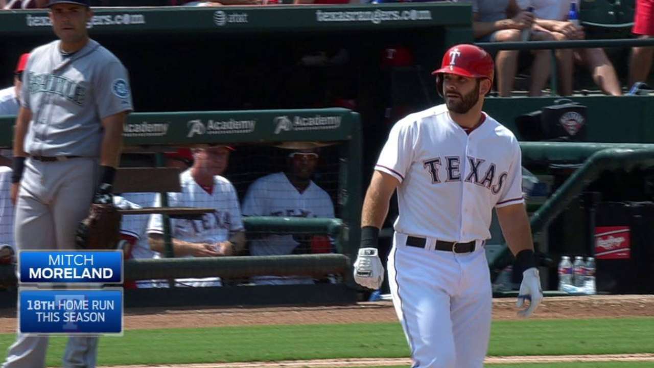 Moreland's two-run homer