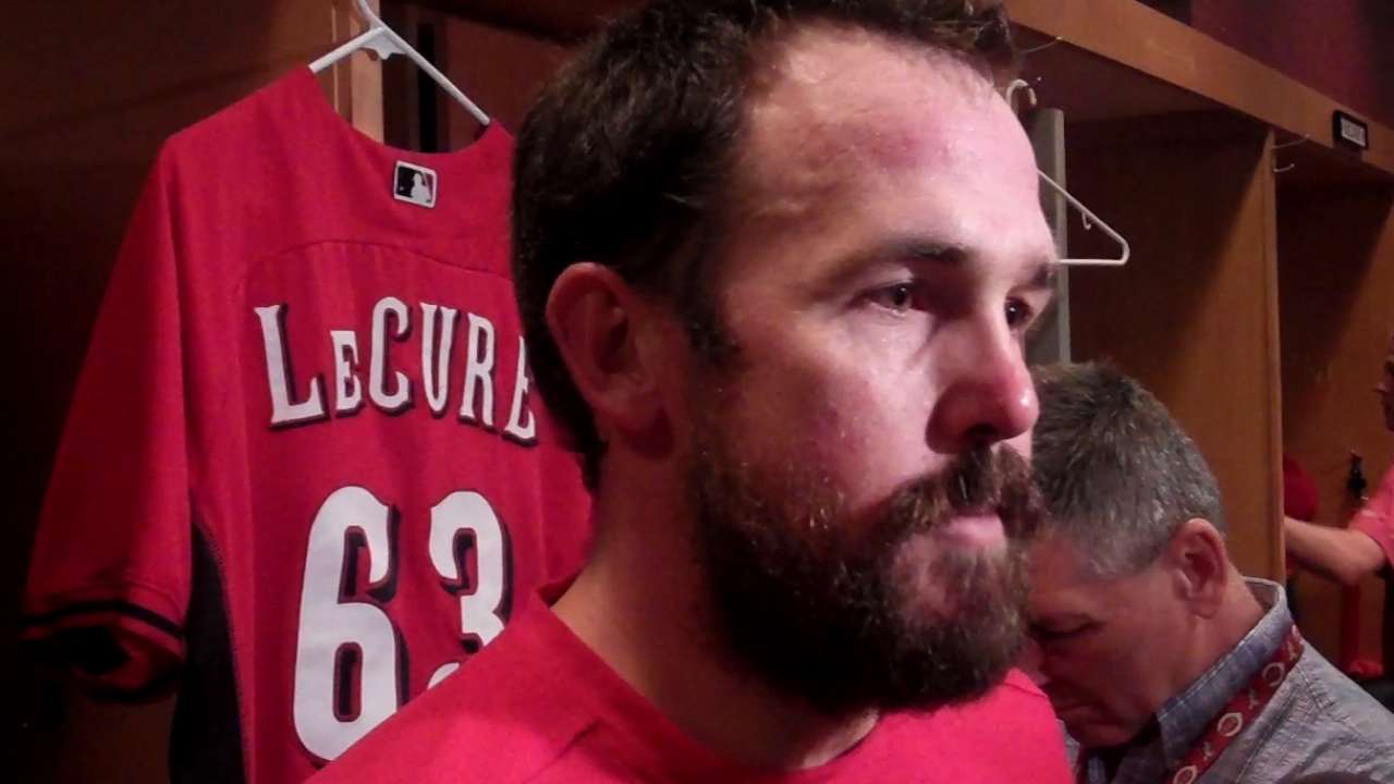 LeCure excited to return to Reds