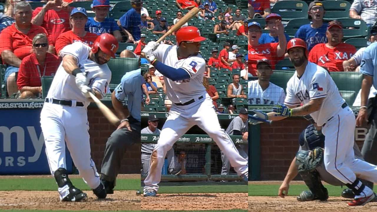 Homer happy Rangers cruise past M's in finale