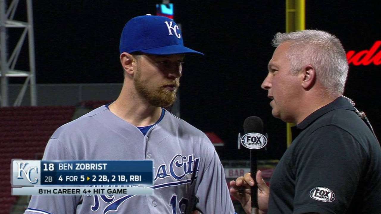 Zobrist can envision re-signing with Royals