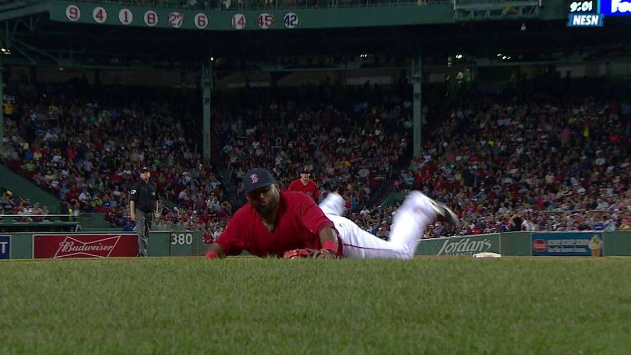 Panda's diving stop