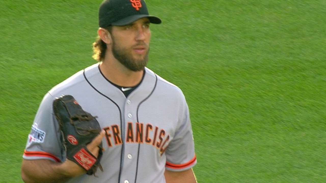 Bumgarner strikes out six