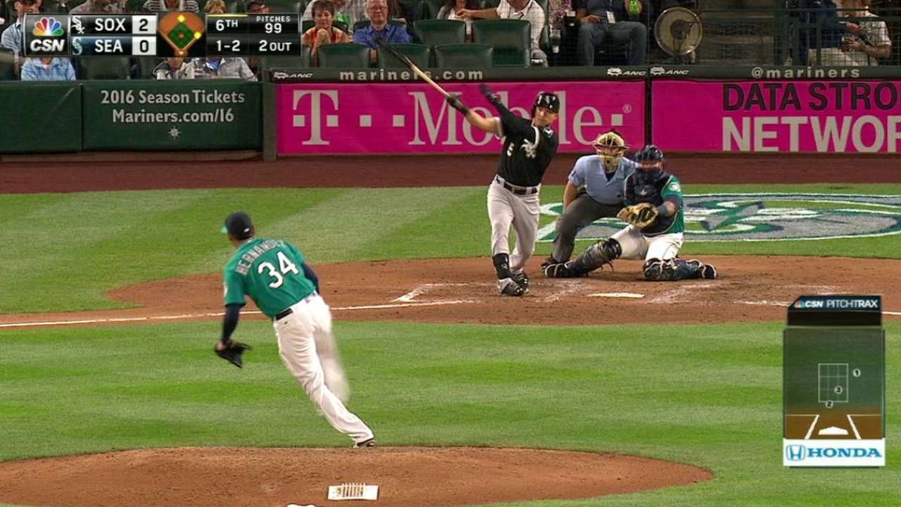 Sanchez's two-run double