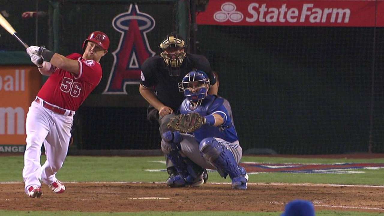 Angels back to leading with Kole-Trout-Pujols