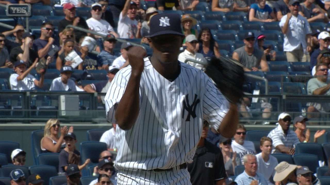 Severino's first career win