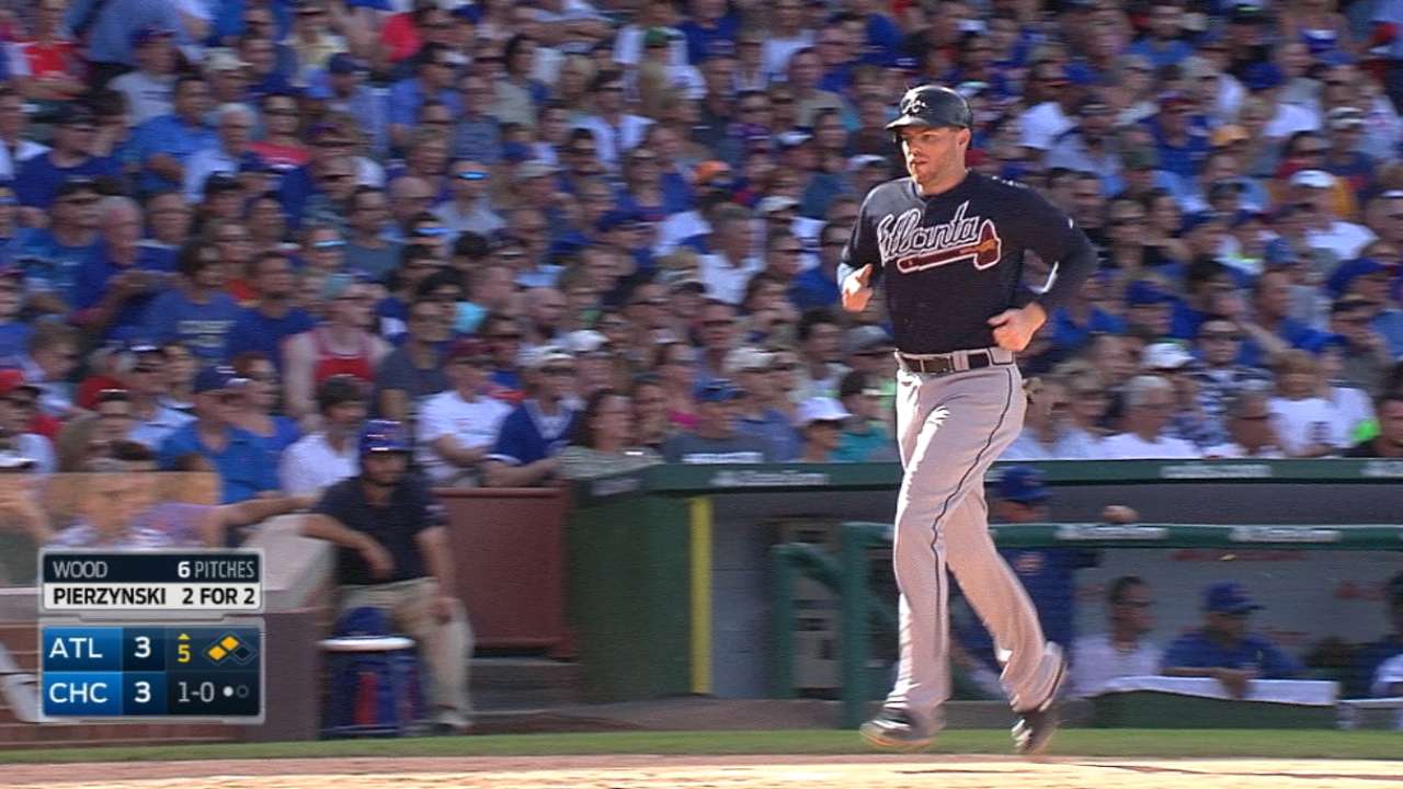The Braves' five-run 5th inning