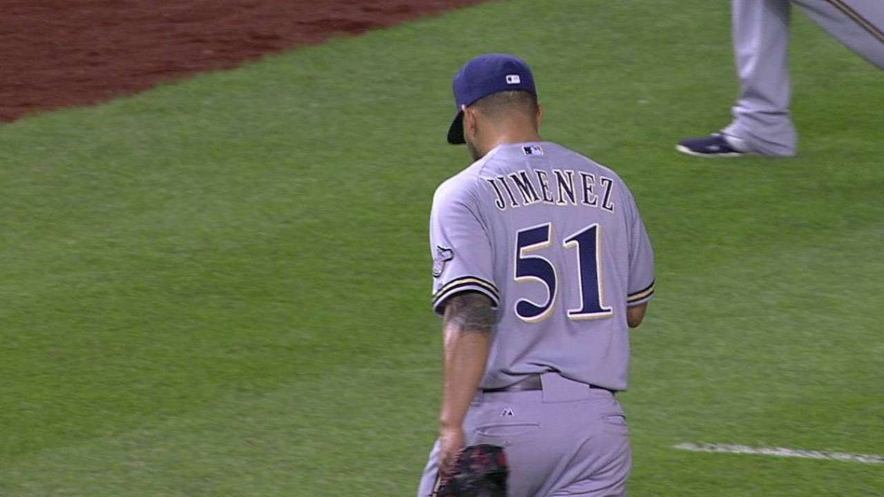 Jimenez an experienced lefty addition to 'pen
