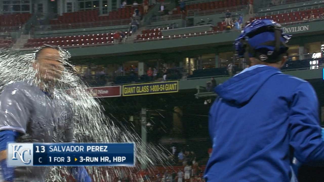 Perez on his homer, Royals' win