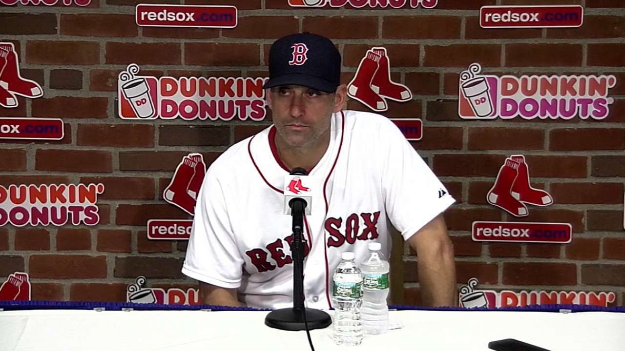 Lovullo on Barnes, 6-3 loss