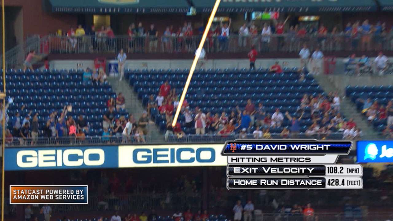Welcome back, Captain: Wright homers in 1st at-bat