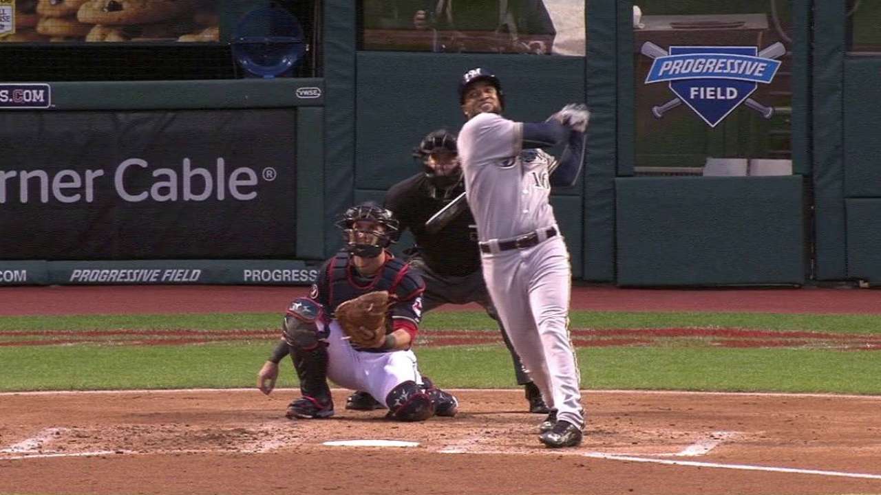 Logjam aside, Crew likes Santana's oppo-power