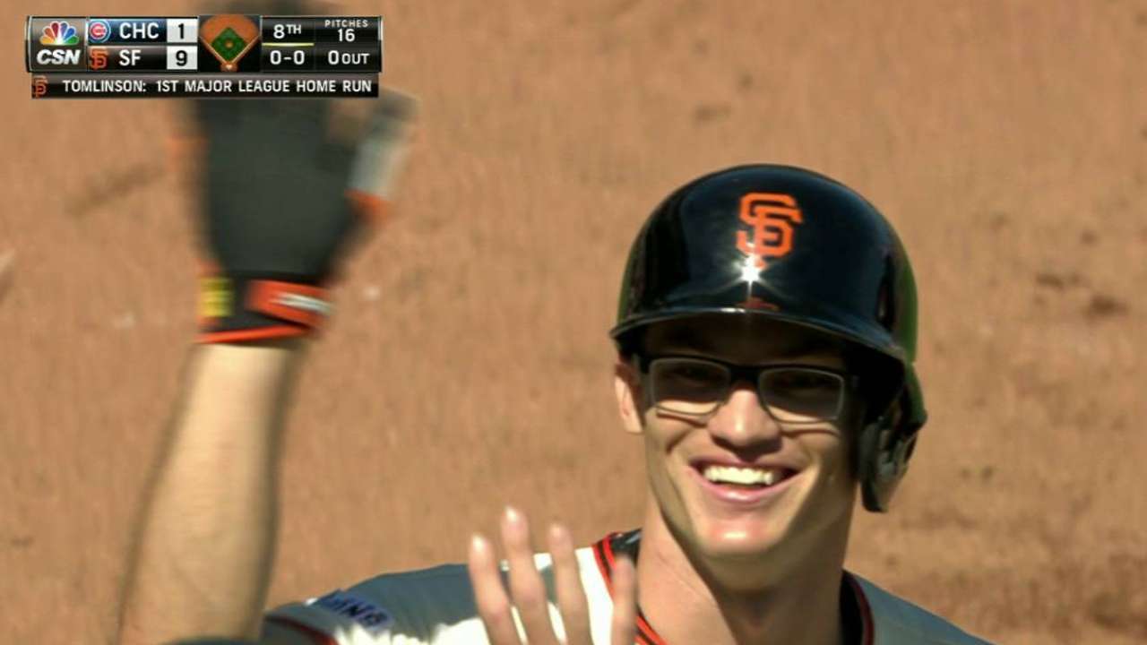 Living a dream: Tomlinson's 1st homer grand
